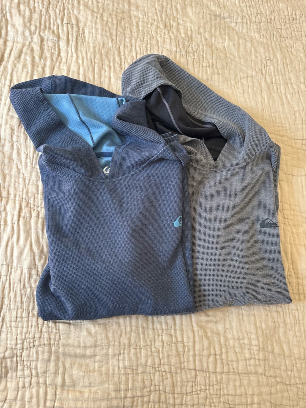 Men's Blue Knit Sweater - Lightweight Crew